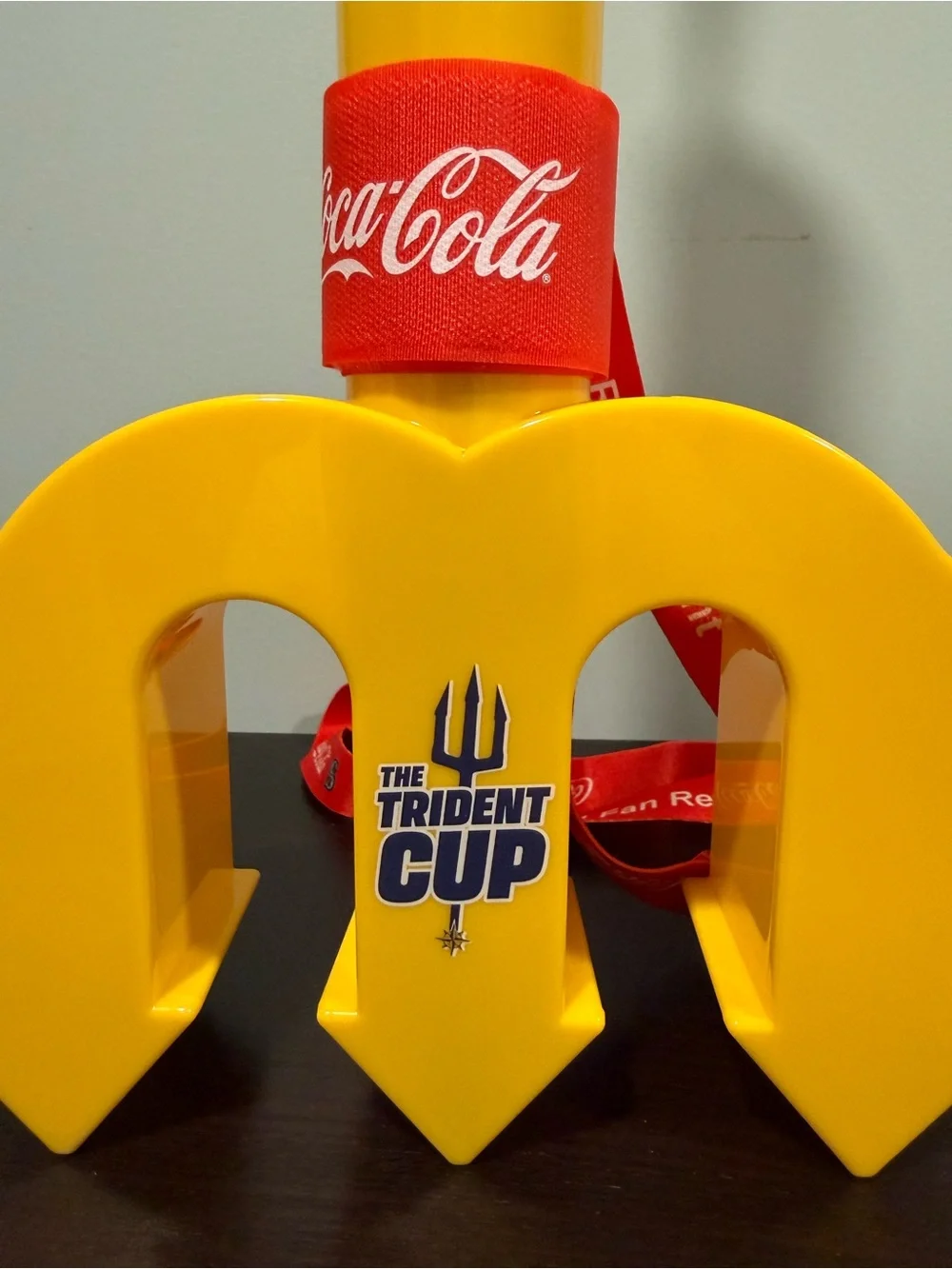 Seattle Mariners Yellow Trident Cup with Straw